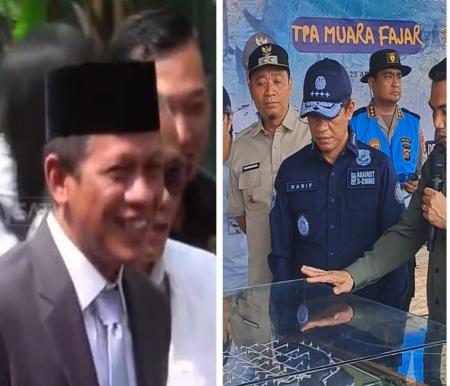 Dua hari sebelum direshuffle, Hanif Faisol sempat tinjau TPA Muara Fajar dan Waste Station Pekanbaru (foto/ist)